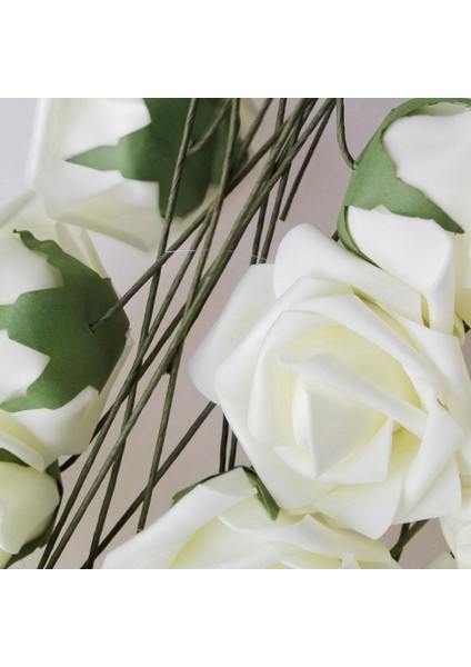 x Yapay 10 Adet Çiçek Buketleri Gül Beyaz Deco Düğün Evi (Yurt Dışından) fırsatları