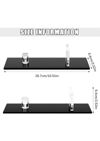 2 Adet Akrilik Bıçak Ekran Standı Sabit Bıçak Bıçak Koleksiyonu Ekran Standı Tutucu Tek Bıçak Geniş Ekran Standı (Yurt Dışından)