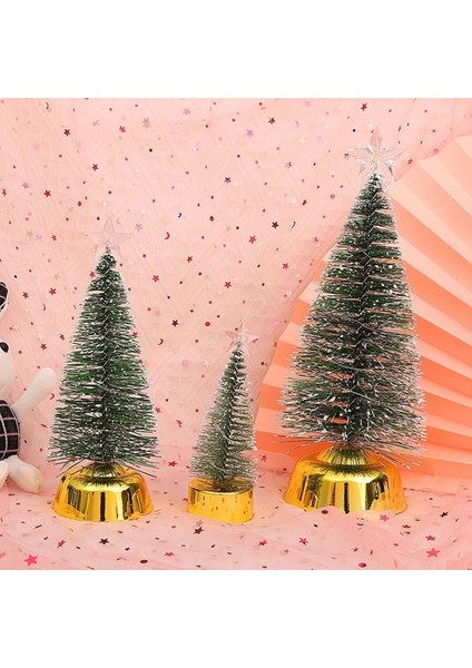 Masa LED Noel Ağacı Gece Lambası Dekorasyon Işık Mini Noel Ağacı Yeni Yıl Hediyesi M (Yurt Dışından)