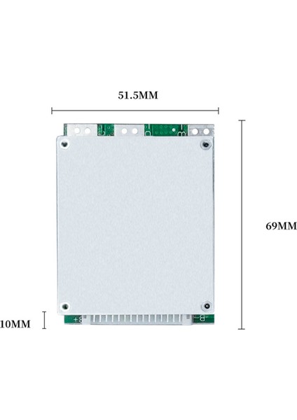 16S 60V 20A Koruma Levhası Li-Ion Lityum 18650 Bms Pcb Koruma Levhası, E-Bisiklet Için Dengeli (Yurt Dışından)