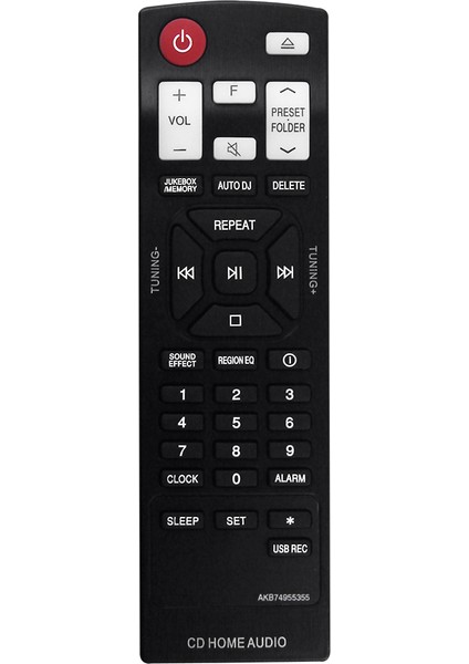 AKB74955355 Lg Mini Hi-Fi Sistemi Için Uzaktan Kumandayı Değiştirin CJ87 CJ88 CM4590 CJS45F CJS45W CJS87F CJS88F CJS88W (Yurt Dışından)