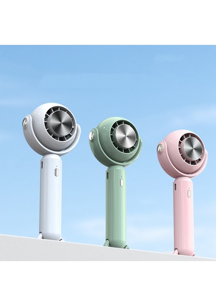 Taşınabilir El Fanı Yarıiletken Soğutma Soğutma USB Şarj Edilebilir Sessiz Mini Fan Hava Soğutucu Ofis Dış Mekan-A (Yurt Dışından)