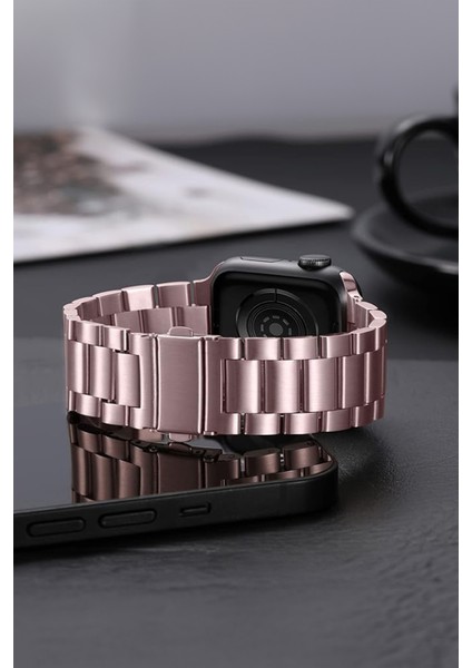 Apple Watch Uyumlu 38MM 40MM 41MM 1/2/3/4/5/6/se/7/8/9/ultra 2 Metal Kordon Premium
