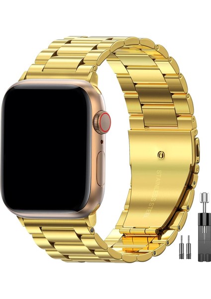 Apple Watch Uyumlu 42MM 44MM 45MM 49MM 1/2/3/4/5/6/se/7/8/9/ultra 2 Metal Kordon Premium