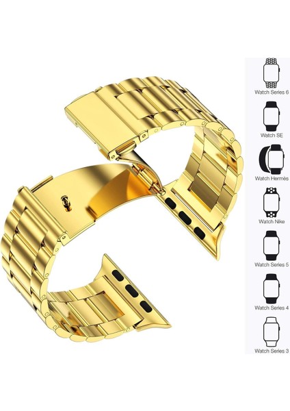 Apple Watch Uyumlu 42MM 44MM 45MM 49MM 1/2/3/4/5/6/se/7/8/9/ultra 2 Metal Kordon Premium modelleri