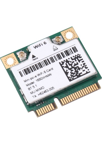 1650X 1650XHMW AX200 Wifi Kartı Çift Bant 2400 Mbps Bluetooth 5.1 Mini Pcie Gigabit Kablosuz Adaptör Kartı Desteği WIN11 (Yurt Dışından)