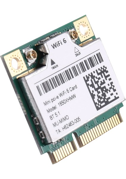 1650X 1650XHMW AX200 Wifi Kartı Çift Bant 2400 Mbps Bluetooth 5.1 Mini Pcie Gigabit Kablosuz Adaptör Kartı Desteği WIN11 (Yurt Dışından)