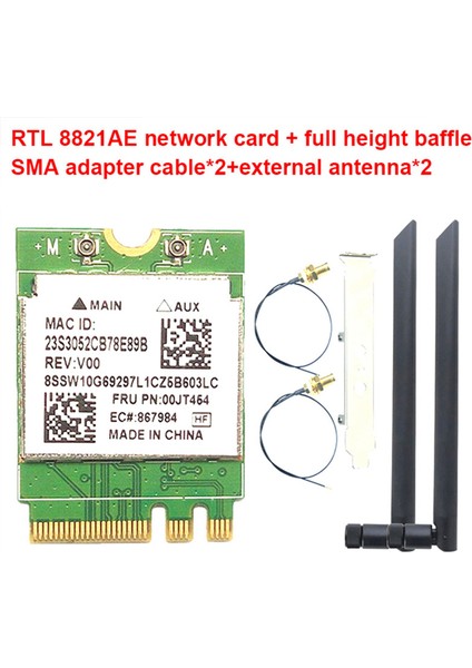 RTL8821AE Çift Frekanslı Ağ Kartı M.2 Ngff 2230 Kablosuz Ağ Kartı Wıfı Modülü Ağ Kartı Adaptörü (Yurt Dışından) indirimleri