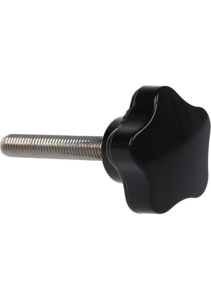 Quanbu M8 x 50MM Konu Yedek Yıldız El Topuzu Sıkma Vidası Siyah Gümüş Ton (Yurt Dışından) fırsatları