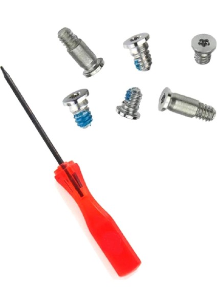 Dizüstü Bilgisayar Alt Kasa Arka Kapak Vidası MacBook Pro 13 Inç A1706 A1989 A2251 A2159 Dizüstü Bilgisayar Alt Vida Gümüş (Yurt Dışından)