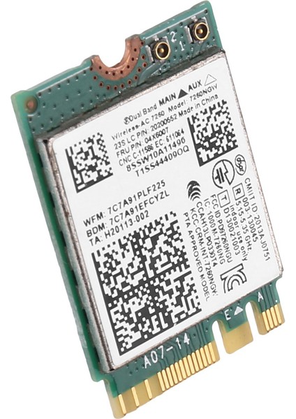 7260NGW 7260AC Wifi Kartı 2.4g/5g Bt4.0 04X6007 X250 X240 X240S X230S T440 W540 T540 Yoga Y50 (Yurt Dışından) indirimleri