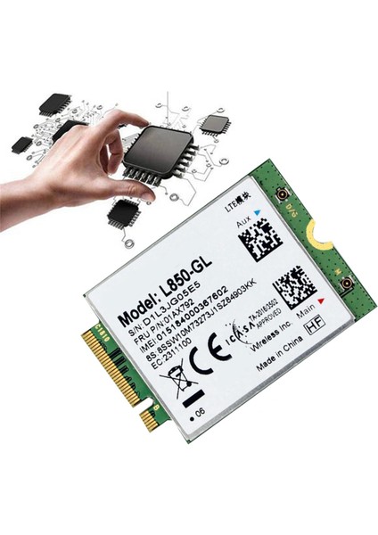 L850 Wifi Kartı + 2xantenna 01AX792 Ngff M.2 Modülü, T580 X280 L580 T480S T480 P52S Için (Yurt Dışından)