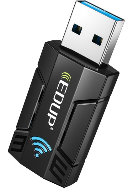 1300M Usb3.0 Kablosuz Ağ Kartı Wifi Adaptörü 2.4g ve 5g Çift Bantlı Kararlı Sinyal Adaptörü Pc Masaüstü Dizüstü Bilgisayar Için (Yurt Dışından)