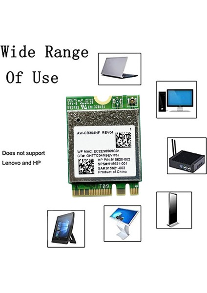 AW-CB304NF RTL8821CE Kablosuz Ağ Kartı 2.4g/5g Çift Bant Bluetooth 4.2 433 Mbps 802.11AC Dizüstü Bilgisayar Ipc Ağ Kartı (Yurt Dışından)