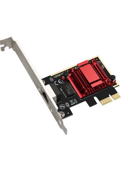 2.5g Pcı-E Ağ Kartı RTL8125B Çip Gigabit Ethernet Pcıe Ağ Kartı 10/100/2500 Mbps 1 Gbps/2.5 Gbps RJ45 Lan Pc (Yurt Dışından)