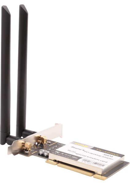 Atheros AR9223 Pcı 300M 802.11B/G Masaüstü Bilgisayar Için Kablosuz Wifi Ağ Adaptörü, 2 Antenli Pcı Kablosuz Kart (Yurt Dışından)