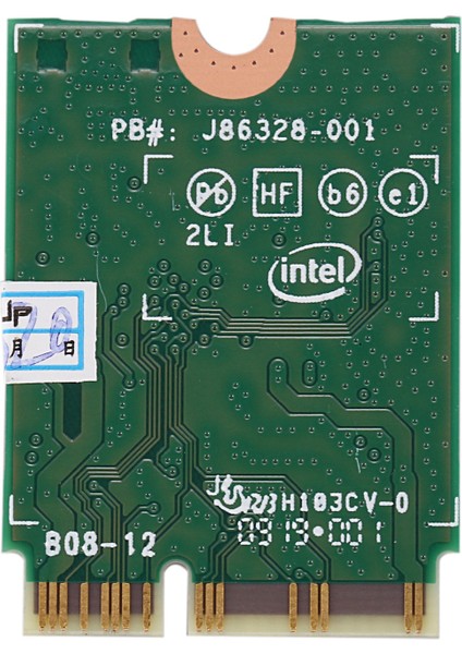 Wi-Fi 6 Için AX201 Bluetooth 5.0 Çift Bant 2.4g/5g Kablosuz Ngff Düğmesi E Cnvi Wifi Kartı AX201NGW 2.4ghz / 5ghz 802.11AC / Ax (Yurt Dışından)