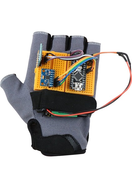 Programlama Için Uygun Eldiven Seti Spor Eldivenleri Akıllı Eldivenler Hareket Kontrolü Kablosuz Bluetooth Eldiven Kontrol Kiti (Yurt Dışından)