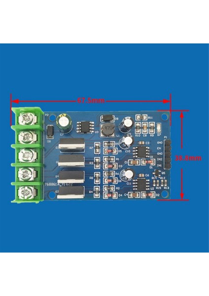 H-Bridge Motor Sürücüsü Nmos Acil Durum Frenli Ileri Geri 5-30V Motor Modülü EG2104 Motor Sürücü Modülü (Yurt Dışından)