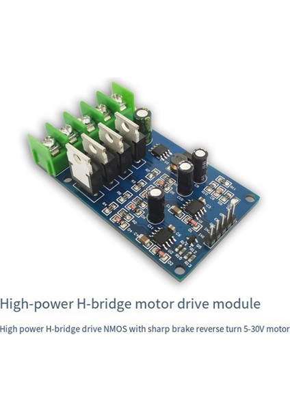 H-Bridge Motor Sürücüsü Nmos Acil Durum Frenli Ileri Geri 5-30V Motor Modülü EG2104 Motor Sürücü Modülü (Yurt Dışından)