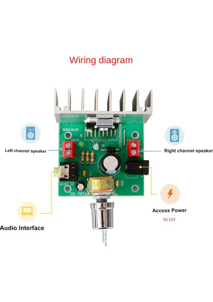 TDA7377 Iki Kanallı Güç Amplifikatörü Kurulu Güç Amplifikatörü Modülü 35W + 35W Araba Için Dijital Ses Güç Amplifikatörü (Yurt Dışından)
