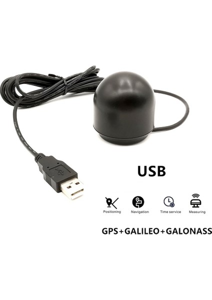 Gnss Glonass Galıleo Alıcı Anten Modülü USB Çıkışı USB Gps Alıcısı G-Mouse, BU-353S4 Topgnss Modülü (Yurt Dışından)