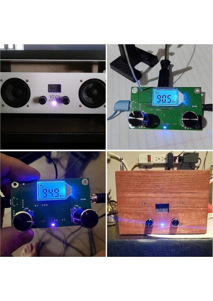 Parça Dijital Fm Alıcı Modülü, Radyo Alıcı Modülü Dijital Stereo Kurulu LCD Ekran Dsp Pll 76.0MHZ-108.0MHZ (Yurt Dışından)