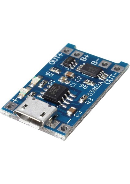 10 Adet 5V 1A 18650 Lityum Pil Şarj Kartı Lityum Pil Şarj Kartı Mikro USB Şarj Modülü Koruma (Yurt Dışından)