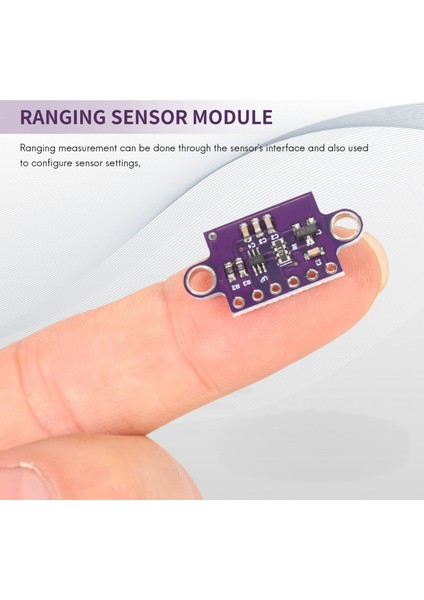 2 Adet VL53L0X Uçuş Süresi Tof Değişen Sensör Koparma 940NM -VL53L0XV2 Mesafe Modülü I2C Iıc (Yurt Dışından)