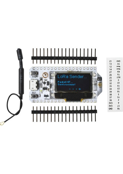 SX1276 0.96 OLED ESP32 Wıfı Bluetooth Geliştirme Kurulu Lora Düğümü 868-915MHZ Çok Fonksiyonlu Taşınabilir Yardımcı Modül (Yurt Dışından)