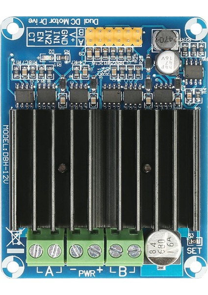 Dc 5-15 V 30 A Çift Kanallı H Köprü Motor Sürücü Modülü Ekmek Kartı Denetleyicisi DHB-01A Dc Motor Sürücü Kartı (Yurt Dışından)