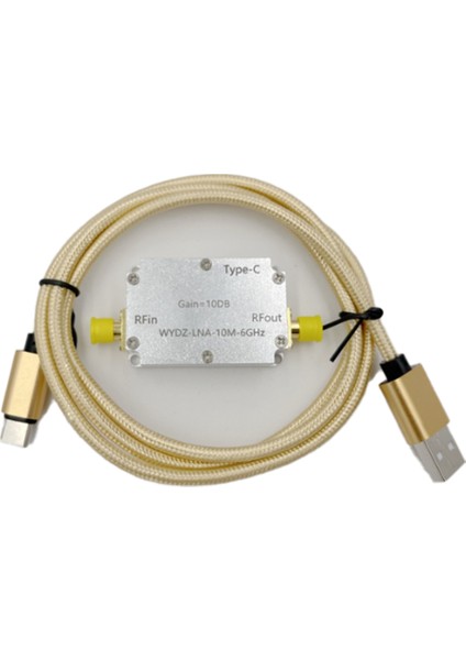 10M-6GHZ Düşük Gürültü Amplifikatörü Kazanç Yüksek Düzlük Lna Rf Sinyal Sürüş Alıcısı Radyo Fm Radyo Için Ön Uç (10DB) (Yurt Dışından)