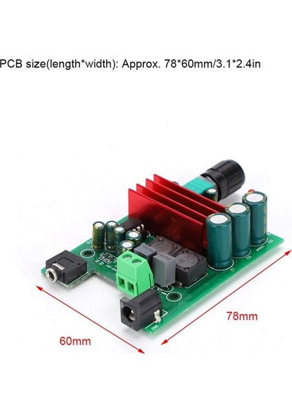 NE5532 Opamp ile Güç Amplifikatörü Kartı Yüksek Hassasiyetli Mono TPA3116 Subwoofer Amplifikatör Modülü (Yurt Dışından)