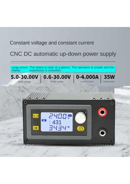 80W Dc Cnc Antihipertansif Boost Dönüştürücü 6-36V Ayarlanabilir Güç Kaynağı Girişi Sabit Voltaj Solar Şarj Modülü (Yurt Dışından)