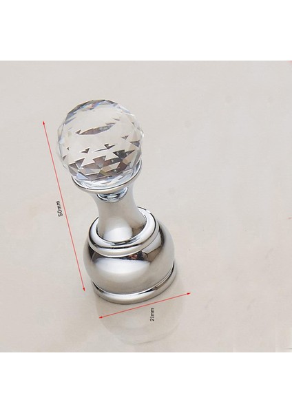 Adet Kristal Dekoratif Duvar Kancaları Havlu Kancası Pirinç Ceket Kancası Askıları Duvara Monte Bornoz Kancası Banyo Aksesuarları - Krom (Yurt Dışından) modelleri