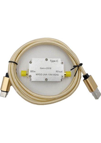 10M-6GHZ Düşük Gürültü Amplifikatörü Kazanç Yüksek Düzlük Lna Rf Sinyal Sürüş Alıcısı Radyo Fm Radyo Için Ön Uç (20DB) (Yurt Dışından)