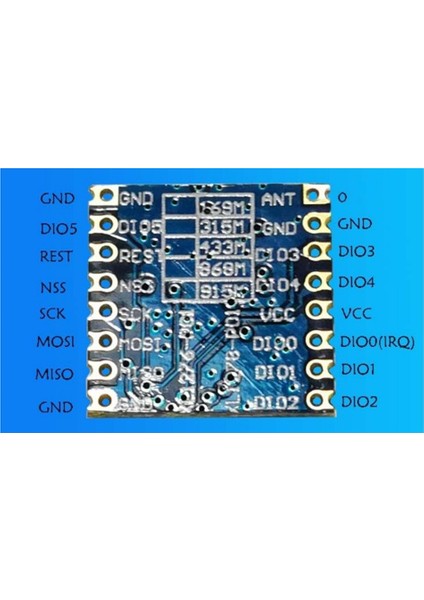 Lora Modülü SX1276 Kablosuz Alıcı-Verici Modülü Yayılmış Spektrum Uzun Menzilli Kablosuz Iletişim (868MHZ) (Yurt Dışından)