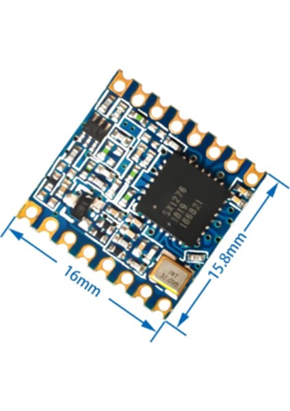 Lora Modülü SX1276 Kablosuz Alıcı-Verici Modülü Yayılmış Spektrum Uzun Menzilli Kablosuz Iletişim (868MHZ) (Yurt Dışından)