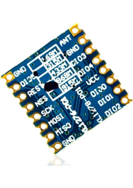 Lora Modülü SX1276 Kablosuz Alıcı-Verici Modülü Yayılmış Spektrum Uzun Menzilli Kablosuz Iletişim (868MHZ) (Yurt Dışından)