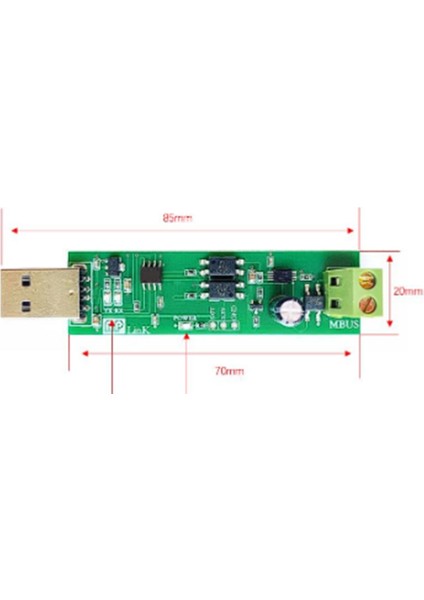 Usb'den Mbus Slave Modülüne Mbus Master Slave Iletişim Hata Ayıklama Veri Yolu Monitörü TSS721 Kendiliğindenlik Yok Kendini Toplama (Yurt Dışından)