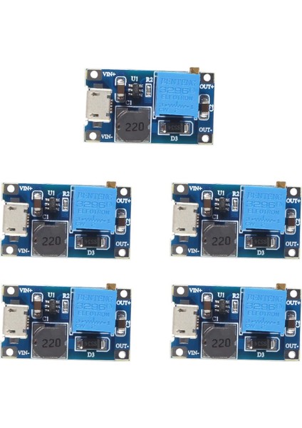 Adet 2A Dc-Dc Step Up Boost Modülü Mikro USB Ile, Step Up Boost Dönüştürücü Güç Kaynağı Voltaj Regülatörü (Yurt Dışından)
