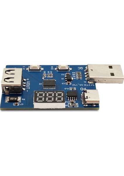 Qc2.0 Qc3.0 Pd3.0 Tuzak Modülü 3.6-20V Ayarlanabilir Çok Fonksiyonlu Gerilim Şarj Kafası Testi Yaşlanma Modülü (Yurt Dışından)
