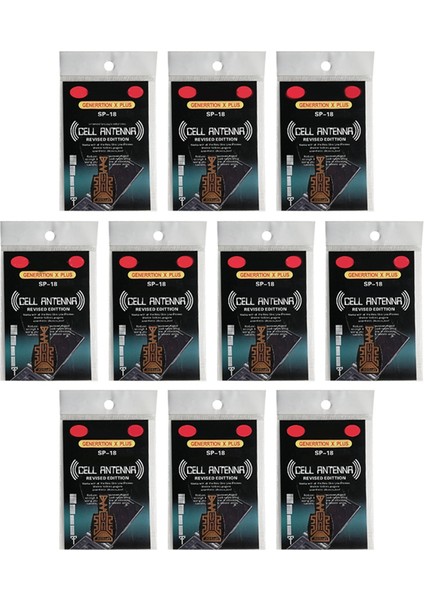 10 Adet Sp-18 Cep Telefonu Sinyal Geliştirme Cep Telefonu Sinyal Geliştirme Etiket Sinyal Amplifikatör Güçlendirici (Yurt Dışından)