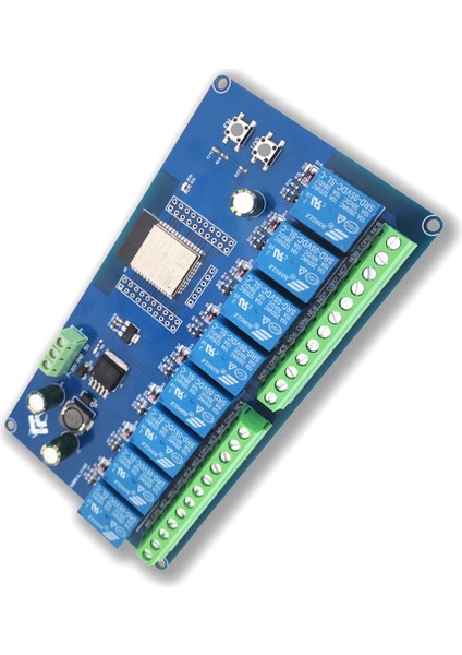 ESP32 Wıfı Bluetooth Ble 8 Yollu Röle Modülü ESP32-WROOM Ikincil Geliştirme Kurulu DC5-30V Güç Kaynağı (Yurt Dışından)