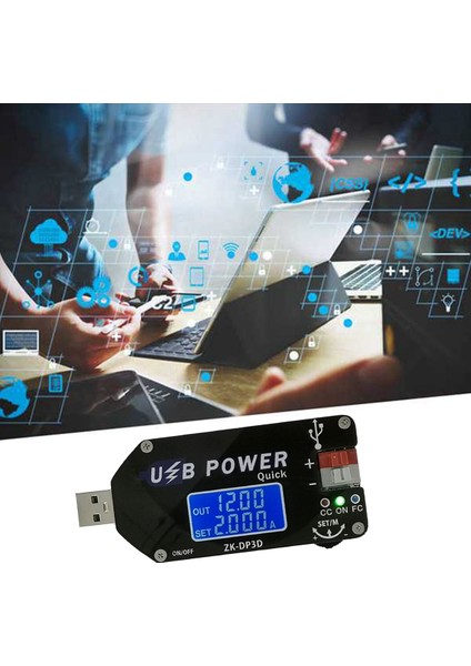 -DP3D Cnc USB Ayarlanabilir Düzenlenmiş Modül 1-30V 2A 15W Sabit Gerilim Akım USB Tip-C Dc Dönüştürücü (Yurt Dışından)