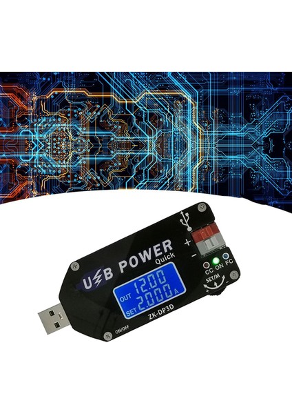 -DP3D Cnc USB Ayarlanabilir Düzenlenmiş Modül 1-30V 2A 15W Sabit Gerilim Akım USB Tip-C Dc Dönüştürücü (Yurt Dışından)