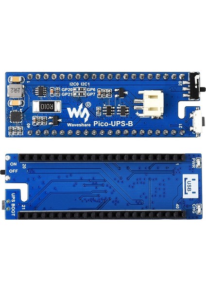 Pico Board Için Ups Modül B, I2C Bus Yoluyla Kesintisiz Güç Kaynağı Izleme Pili, Istiflenebilir Tasarım (Yurt Dışından)