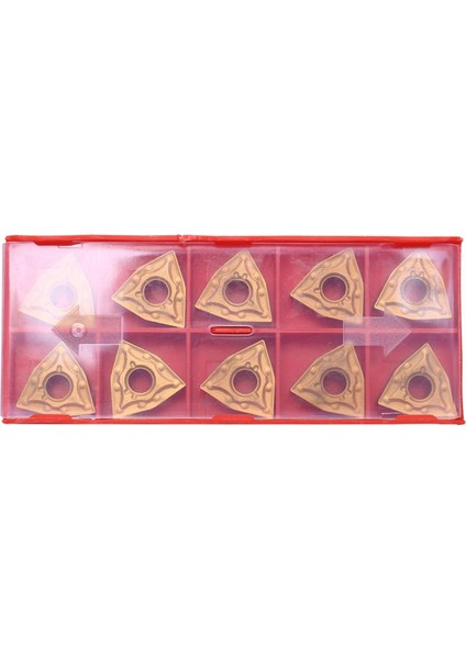 10 Adet/yeni WNMG080404 Torna Torna Takım Torna Tutucu Için Karbür Uçlar S (Yurt Dışından)