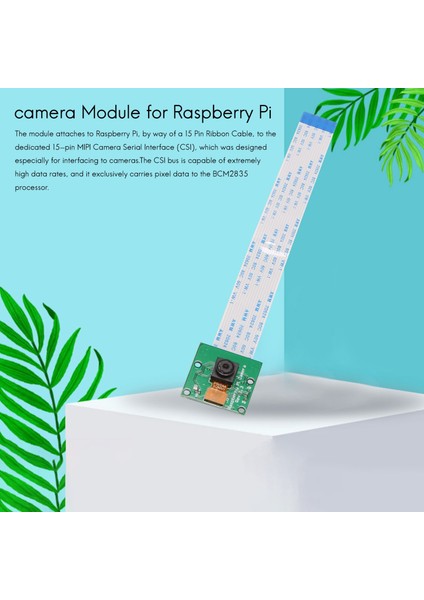 Zero W/zero/ 3 Model B /4b Için Kamera Modülü Kartı 5mp Web Kamerası (Yurt Dışından)