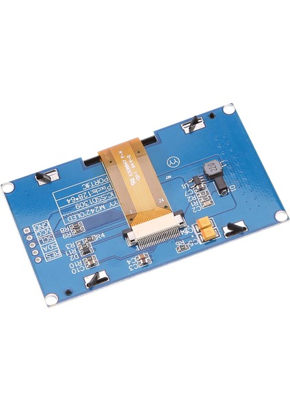 7pın OLED Ekran Modülü, SSD1309 I2C/IIC Paralel Arayüz Için 2.42 Inç OLED Ekran Modülü 128X64 3.3V (Mavi Metin) (Yurt Dışından)